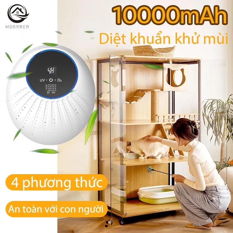 Máy khử mùi / Máy lọc không khí ozone ion âm khử mùi/ nhà bếp/ nhà vệ sinh Giúp giảm mùi nước tiểu của thú cưng — ảnh 1