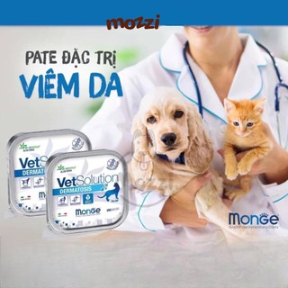 Pate cho chó mèo Monge Vetsolution chức năng Sỏi Thận - Tiêu hóa - Da lông - Tiết niệu - Phục hồi miễn dịch