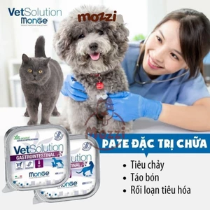 Pate cho chó mèo Monge Vetsolution chức năng Sỏi Thận - Tiêu hóa - Da lông - Tiết niệu - Phục hồi miễn dịch