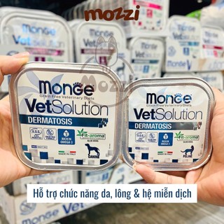 Pate cho chó mèo Monge Vetsolution chức năng Sỏi Thận - Tiêu hóa - Da lông - Tiết niệu - Phục hồi miễn dịch