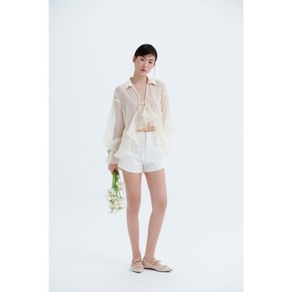 Áo OLV kiểu babydoll tay bồng xòe kiểu tiểu thư Cynara Maxi Top nhiều màu