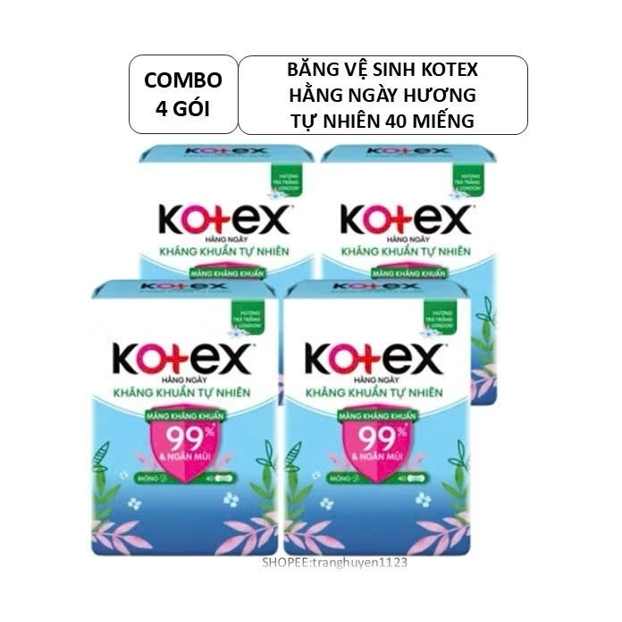 (COMBO 5 Gói) Băng vệ sinh Kotex Mini Meow 24cm 8 miếng- Siêu mềm mỏng cánh,vg9ke1_096