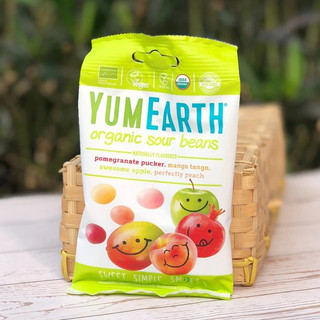 Kẹo mút/ kẹo dẻo hữu cơ cho bé vị trái cây Yumearth lollipops, gummies