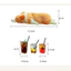 Set chó corgi nằm và 3 cốc trà đá trang trí bàn làm việc, taplo ô tô, dán đỉnh màn hình, quà tặng