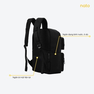 Balo nữ cao cấp Natoli đi học, thời trang cute hàn quốc nhiều ngăn Balo nữ Dynamic Backpack B1