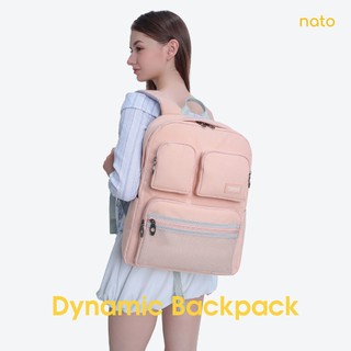 Balo nữ cao cấp Natoli đi học, thời trang cute hàn quốc nhiều ngăn Balo nữ Dynamic Backpack B1