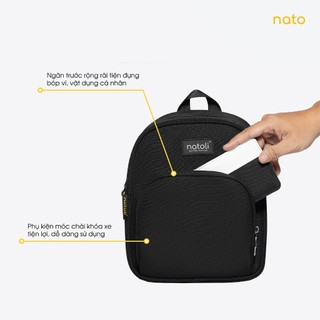 Balo mini nữ Natoli chính hãng đi chơi, thời trang hàn quốc cute Balo Sweetie Pie Backpack B6
