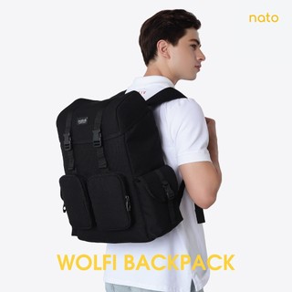 Balo đi học local brand Natoli nam nữ nhiều ngăn, chống thấm nước đựng laptop Balo WOLFI BACKPACK B7