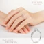 Nhẫn Cầu Hôn Tierra Aphrodite’s Blessing NCH1022 Vàng 14K 18K Tấm CZ Lấy Cảm Hứng Từ Chiếc Váy Cưới