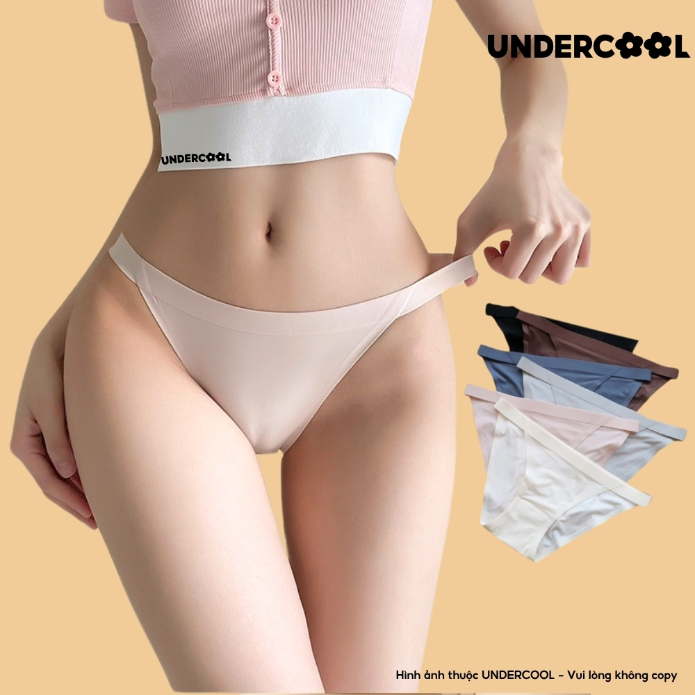 Quần Lót Nữ Đúc Su Tàng Hình UNDERCOOL dáng hở sườn cao cấp mềm mại kháng khuẩn sexy quyến rũ gợi cảm QL33