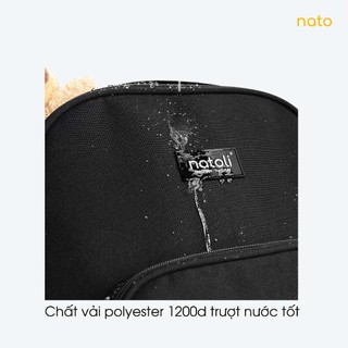 Balo nữ gấu Natoli đi học nhiều ngăn cute hàn quốc thời trang Dreamy Teddy Bear School Backpack B16