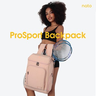 Balo cầu lông thể thao Natoli nam nữ đựng giày, đựng laptop chống nước - ProSport Backpack B26