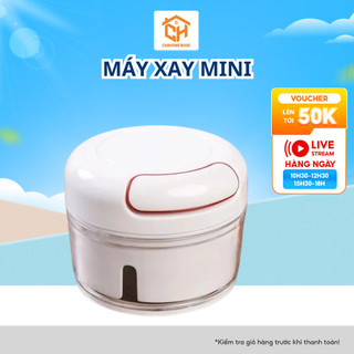 Dụng Cụ Xay Tỏi Ớt Bằng Tay Mini Food Chopper Tiện Dụng, Máy Xay Tỏi, Thực Phẩm Cầm Tay Đa Năng CamCamHome