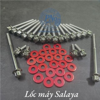 (Tặng l.đền) SALAYA - COMBO ỐC LỐC MÁY SALAYA 2026 CHÍNH HÃNG cho các loại xe máy