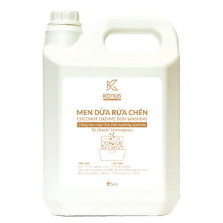 [Mua 1 tặng 1] Nước Rửa Chén Bát Thiên Nhiên Cho Máy Konus Homecare Làm Sạch & Khử Mùi Hiệu Quả