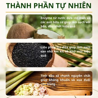 [Mua 1 tặng 1] Nước Rửa Chén Bát Thiên Nhiên Cho Máy Konus Homecare Làm Sạch & Khử Mùi Hiệu Quả