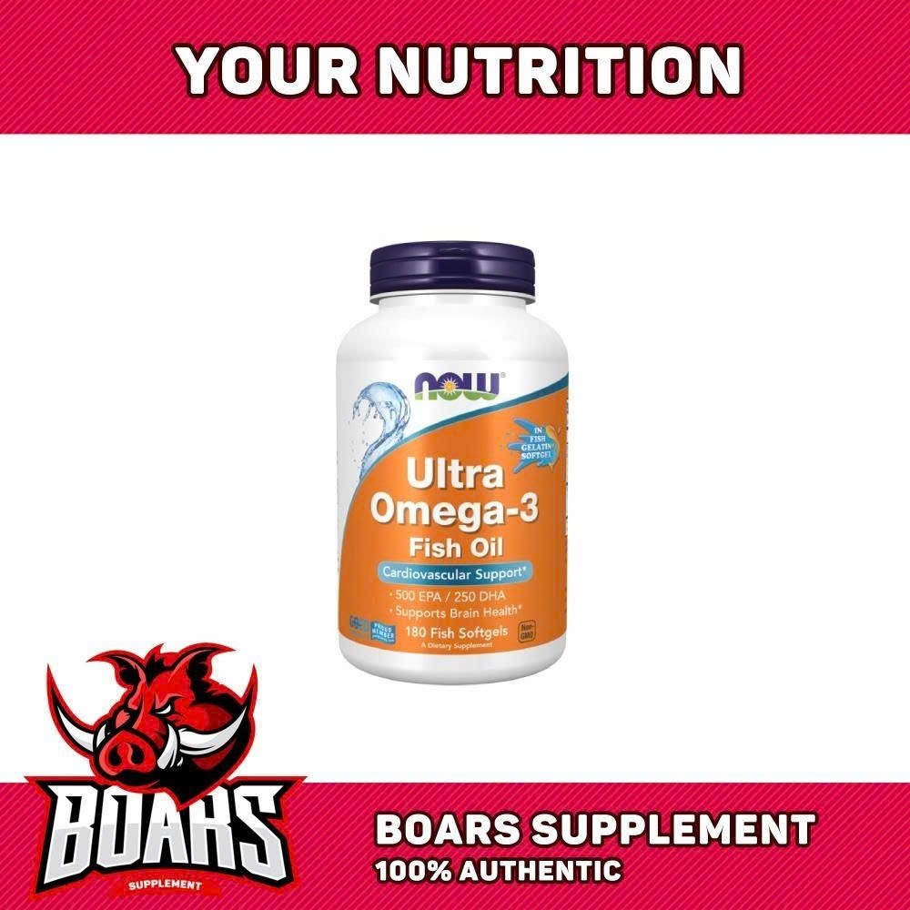 NOW ULTRA OMEGA3 500 EPA/250 DHA - VIÊN DẦU CÁ HỖ TRỢ CẢI THIỆN SỨC ĐỀ KHÁNG