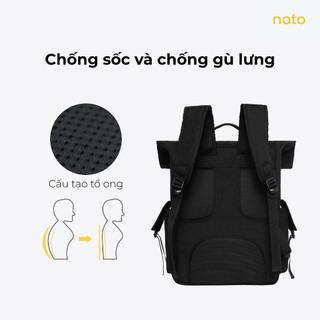 Balo đựng laptop chống nước Natoli đi phượt, du lịch nhiều ngăn cao cấp Balo FOLD BACKPACK B10