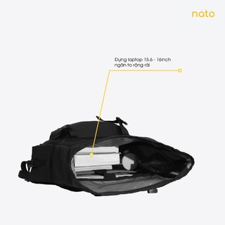 Balo đựng laptop chống nước Natoli đi phượt, du lịch nhiều ngăn cao cấp Balo FOLD BACKPACK B10