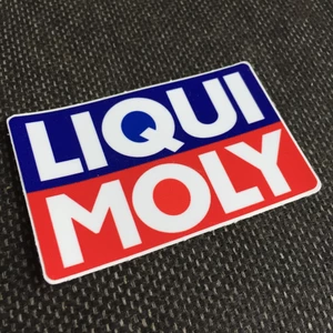 LIQUI MOLY [8.4x5.3cm] decal cao cấp chống nước, sắc nét, bền màu, dính chặt. Hình dán logo trang trí mọi nơi