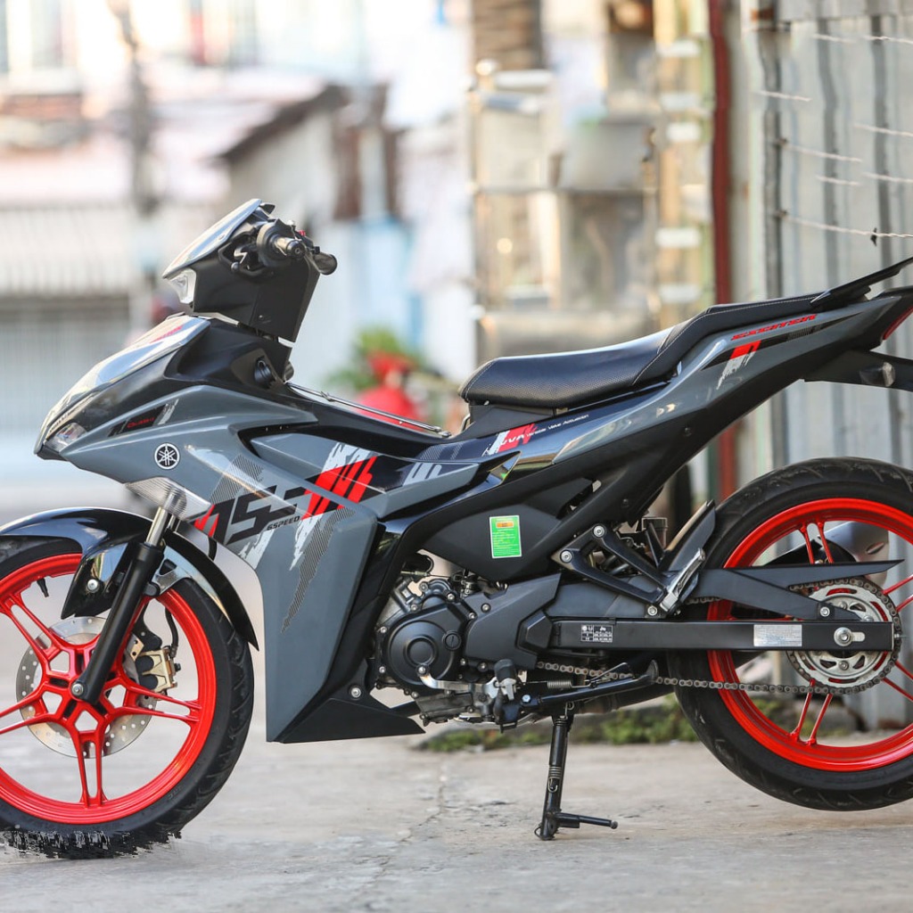 Tem rời in UV cao cấp. Decal Exciter 155 màu xám xi măng. Mẫu hot nhất thế giới tem xe. Không bay màu