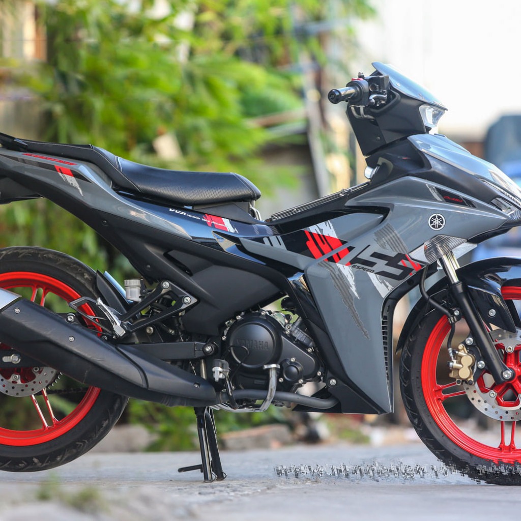 Tem rời in UV cao cấp. Decal Exciter 155 màu xám xi măng. Mẫu hot nhất thế giới tem xe. Không bay màu