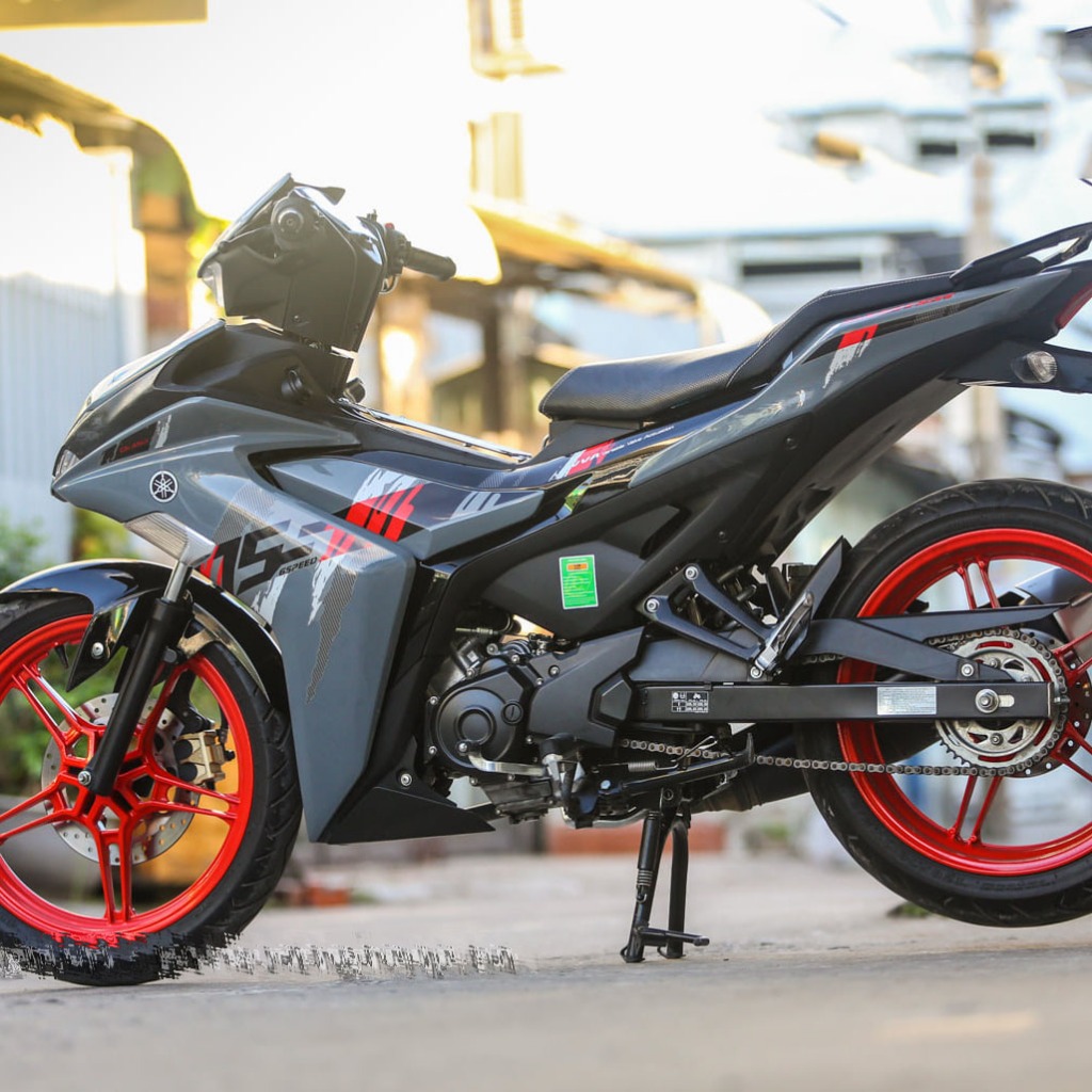 Tem rời in UV cao cấp. Decal Exciter 155 màu xám xi măng. Mẫu hot nhất thế giới tem xe. Không bay màu