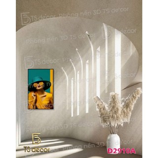 Phông nền livestream TS Decor dạng góc giúp không gian rộng rãi in 3D/5D đủ kích thước