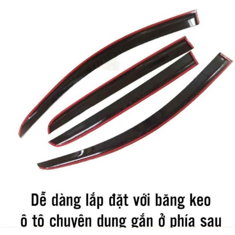 Vè che mưa xe Outlander đời 2018- 2024, 2025 CHỈ MẠ crom cao cấp
