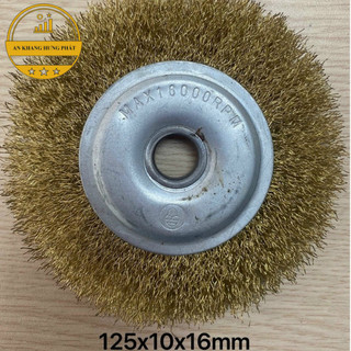 Chổi đánh gỉ , bát thếp  đánh rỉ sắt, Bánh Chà Rỉ Sét, đường kính 200mm.