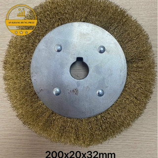 Chổi đánh gỉ , bát thếp  đánh rỉ sắt, Bánh Chà Rỉ Sét, đường kính 200mm.