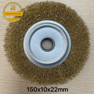Chổi đánh gỉ, bát thép, Cọ thép đường kính 250mm