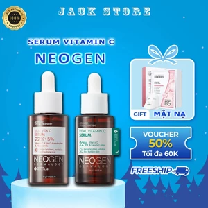 Serum Vitamin C NEOGEN 22% + 5% Chính Hãng Làm Sáng Da, Mờ Thâm, Ngừa Mụn, Phù Hợp Mọi Loại Da