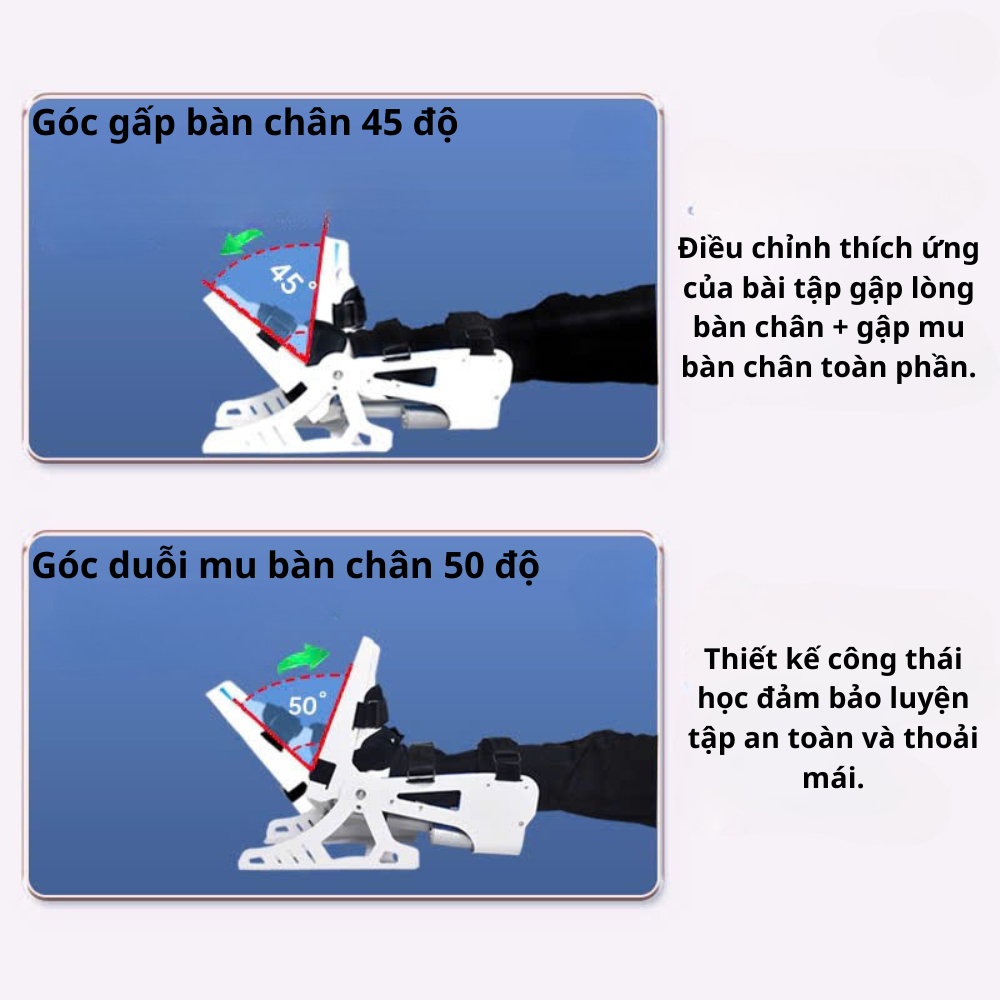 Máy tập cổ chân tự động – Thiết bị hỗ trợ phục hồi chức năng tại nhà