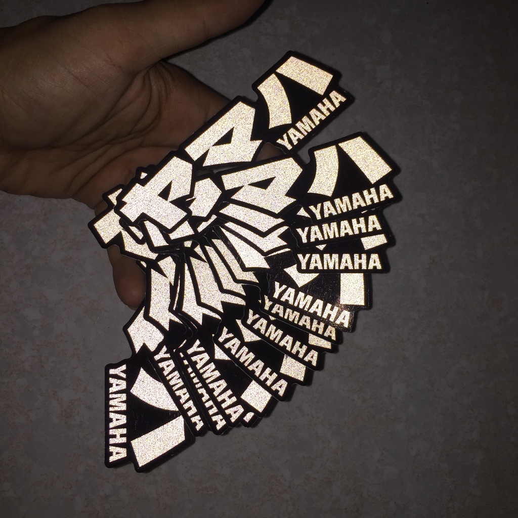 Sticker YAMAHA Nhật. Decal 3M phản quang cao cấp. Không bay màu, không bong tróc