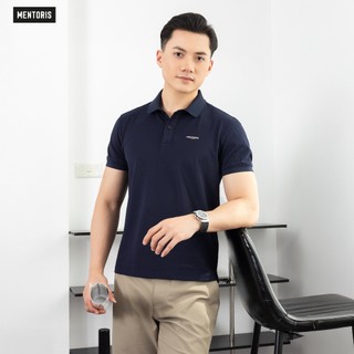 Áo Polo Công Sở Nam Mentoris, Áo Polo Basic, Vải Cotton Mềm Mịn, Co Giãn, Nhiều Màu MPL2511R