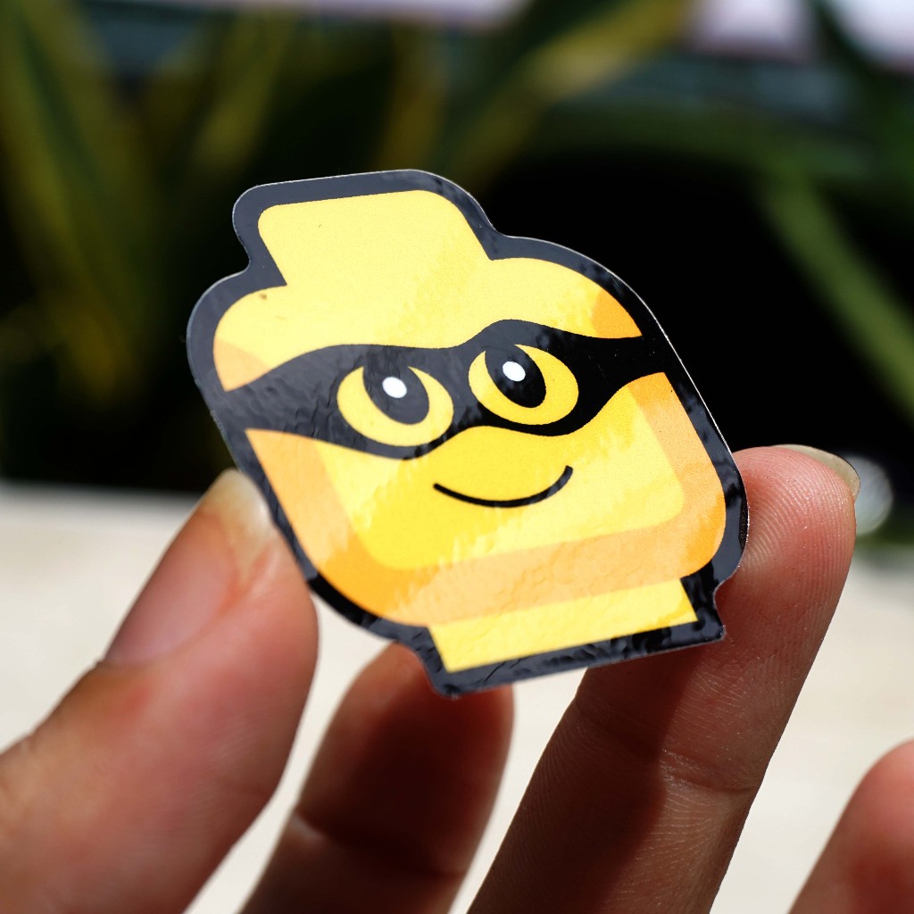 Sticker vàng nhỏ nhí dễ thương. Hình dán chống nước, không bay màu