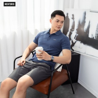 Áo Polo Công Sở Nam Mentoris, Áo Polo Basic, Vải Cotton Mềm Mịn, Co Giãn, Nhiều Màu MPL2511R