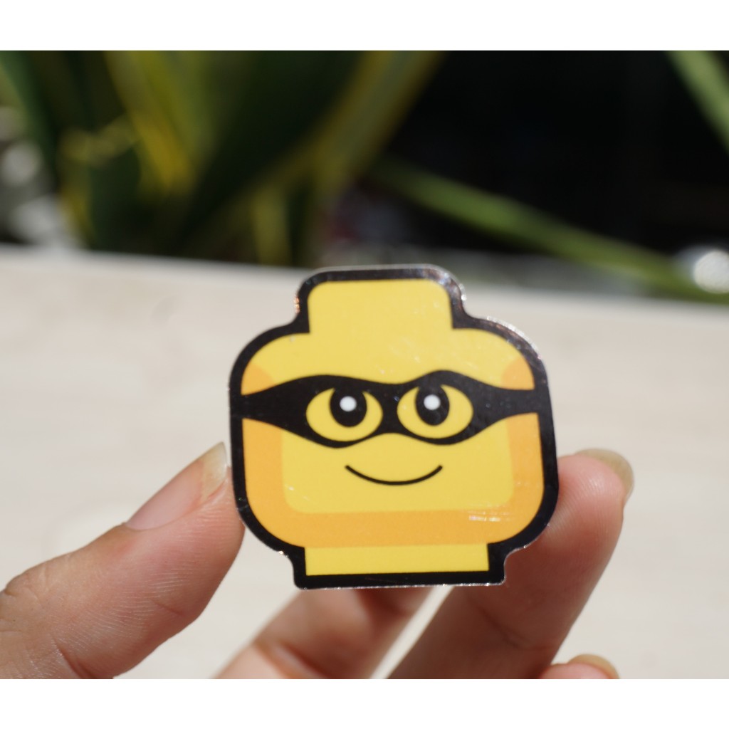 Sticker vàng nhỏ nhí dễ thương. Hình dán chống nước, không bay màu