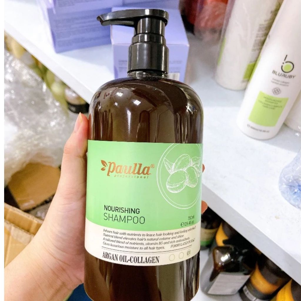Combo Dầu Gội Xả Paulla 800ml | Chăm Sóc Tóc Khô Xơ, Bóng Khỏe & Sạch Thoáng Da Đầu