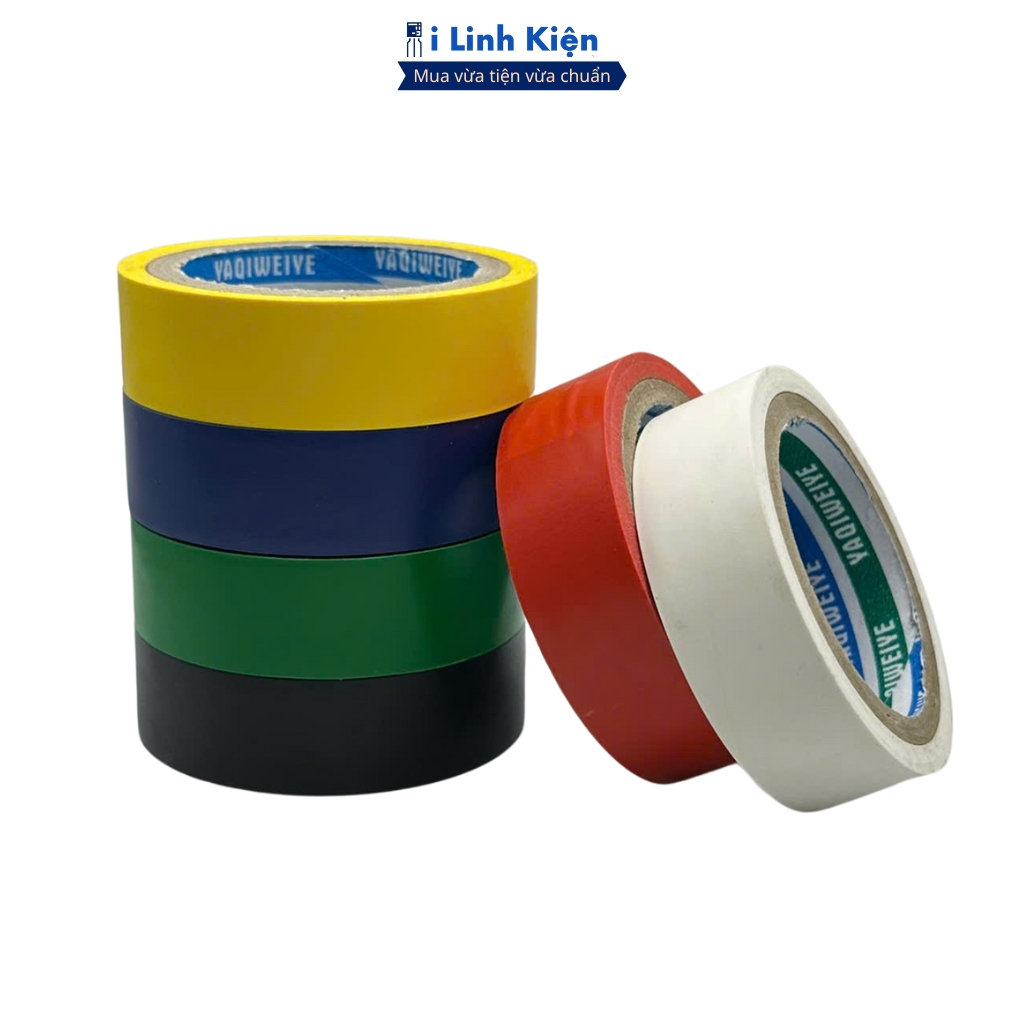 Băng keo đen, băng dính cách điện nhiều màu chất lượng cao ilinhkien