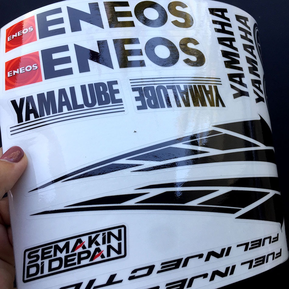 Bộ logo YAMAHA nền trong suốt. Decal cao cấp, chống nước, không bay màu. Không dán lên nền đen