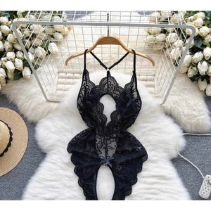 SX1018 Bodysuit sexy ren mềm xẻ đáy - kellywang