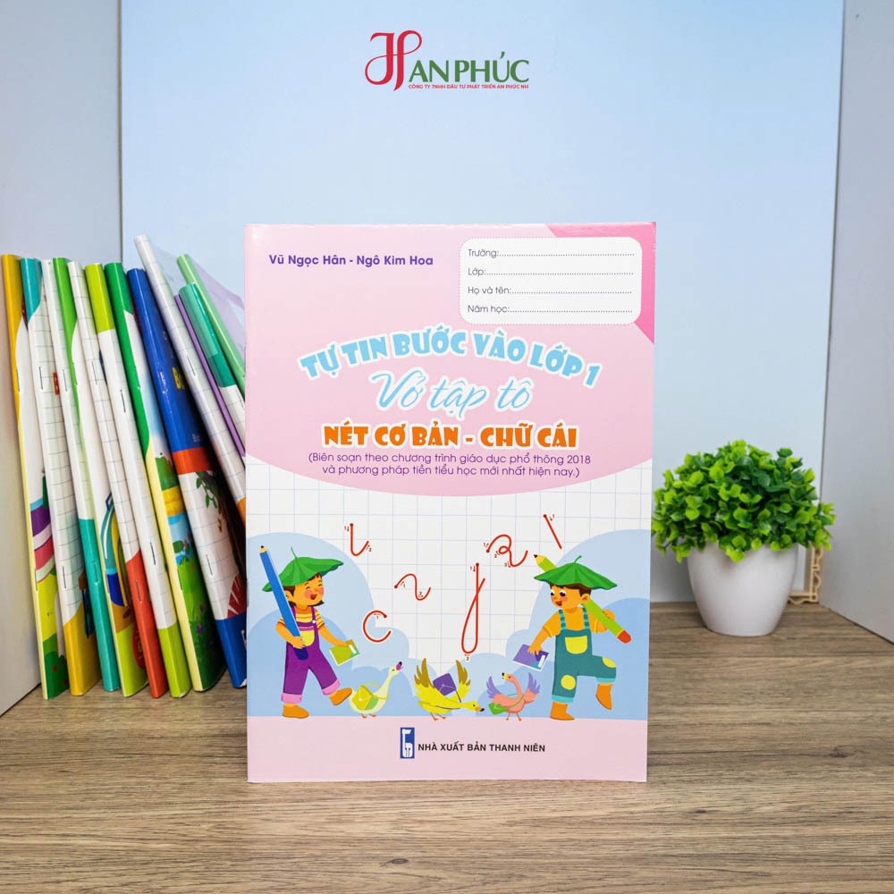Sách - Tự Tin Bước Vào Lớp 1 - Vở Tập Tô Nét Cơ Bản - Chữ Cái