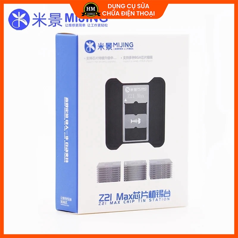 Bộ làm chân CPU Android MIJING Z21 MAX ANDROID kèm 2 miếng quệt thiếc