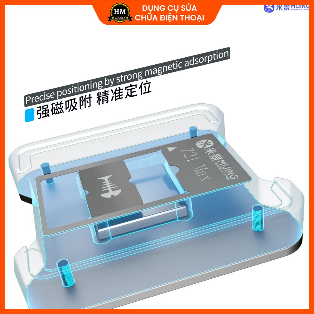 Bộ làm chân CPU Android MIJING Z21 MAX ANDROID kèm 2 miếng quệt thiếc