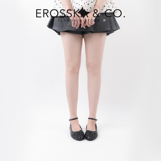 Erosska - Giày búp bê nữ lưới quai ngang kiểu dáng basic cao 2cm màu kem - EL095