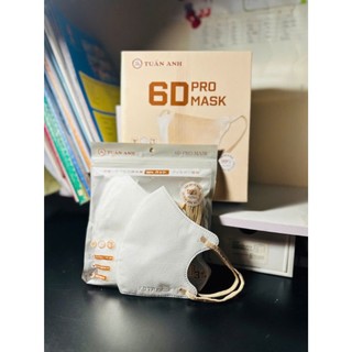 Thùng 100 chiếc Khẩu trang 6D Tuấn Anh mask