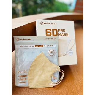 Thùng 100 chiếc Khẩu trang 6D Tuấn Anh mask