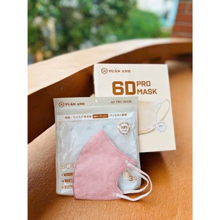 Thùng 100 chiếc Khẩu trang 6D Tuấn Anh mask
